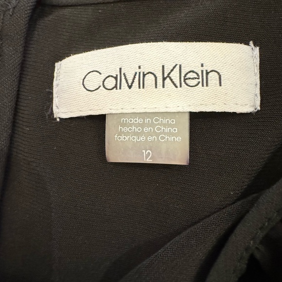 BNWT Calvin Klein Womens Black Sequined Blouson Party Cocktail Dress - Picture 3 of 7